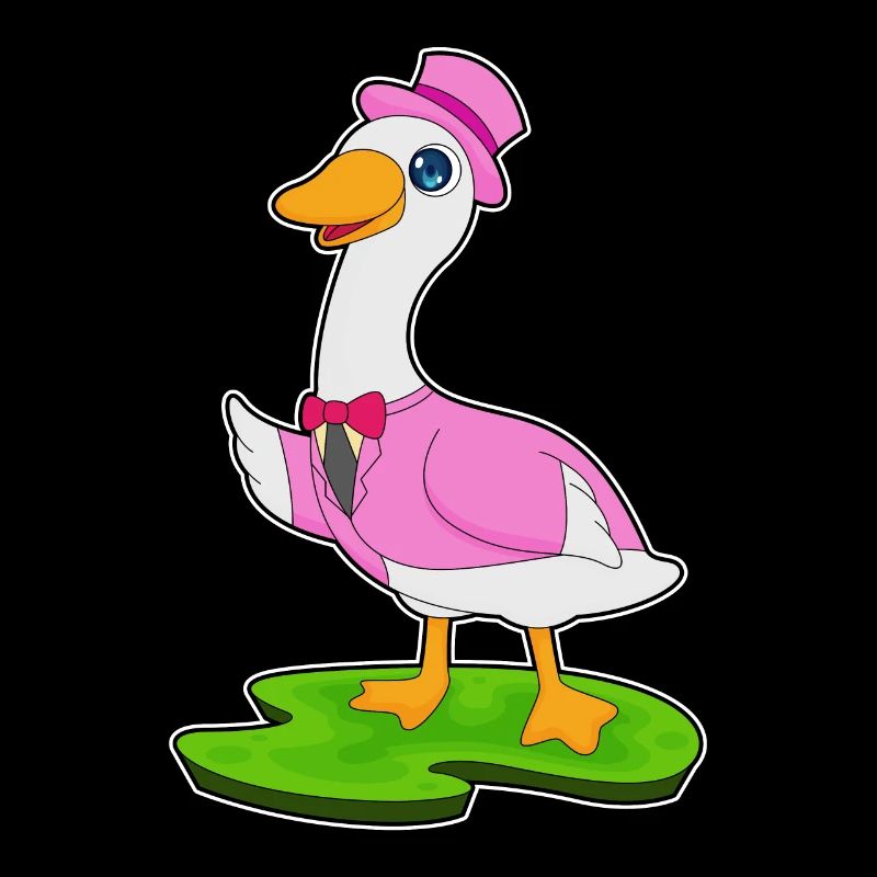 Duck Groom Top Hat Wedding