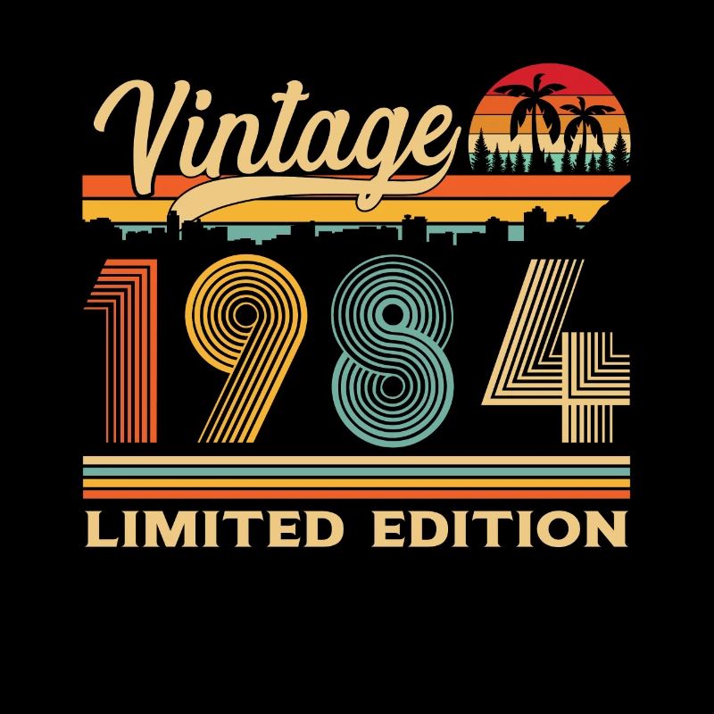 1984 Vintage Retro Geburtstagsgeschenk