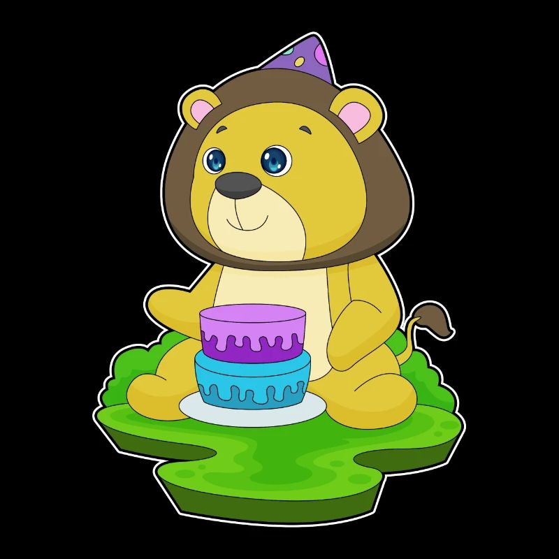 Gâteau d’anniversaire Lion
