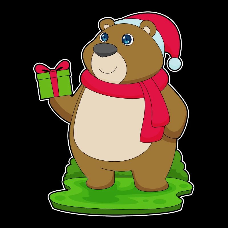 Chapeau de Noël Ours Noël