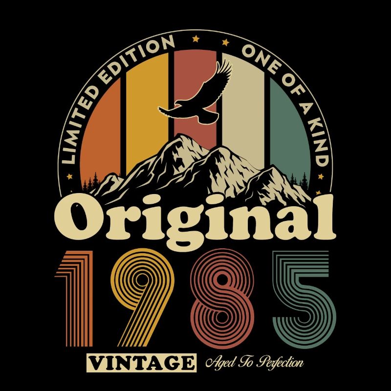 Original 1985 40th Anniversary Vintage Geschenk