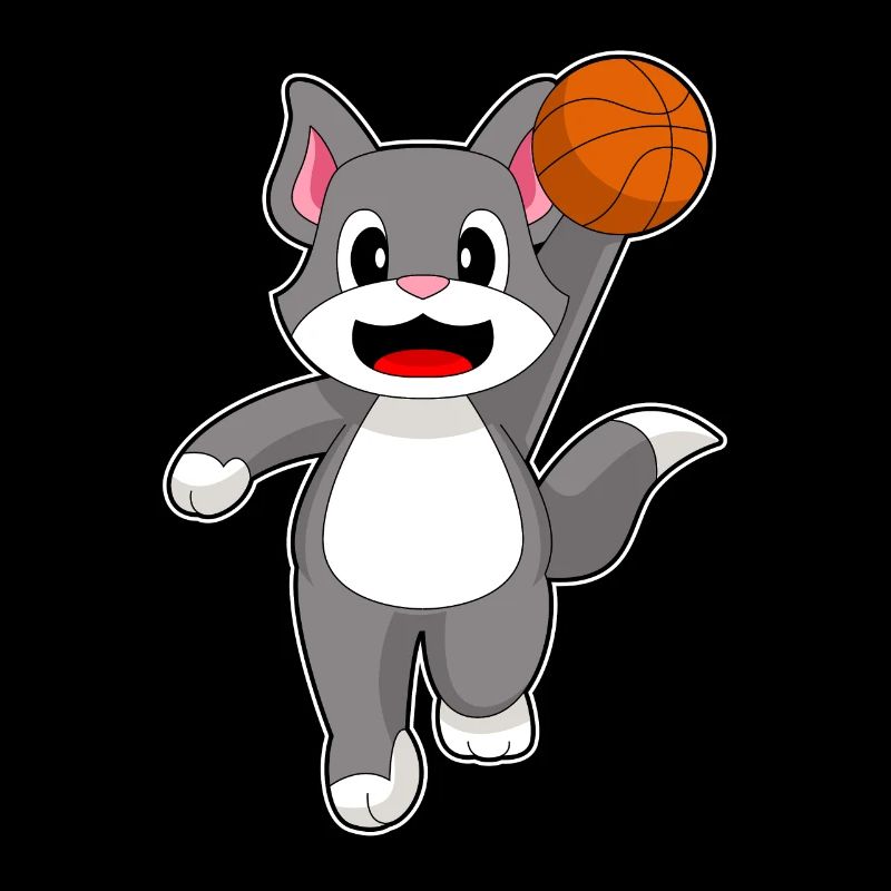 Chat Basketteur Basketteur