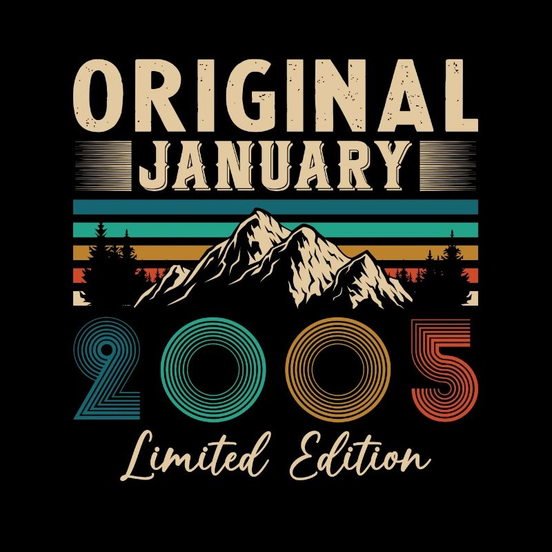 Geburtstagsgeschenk Geboren im Januar 2005