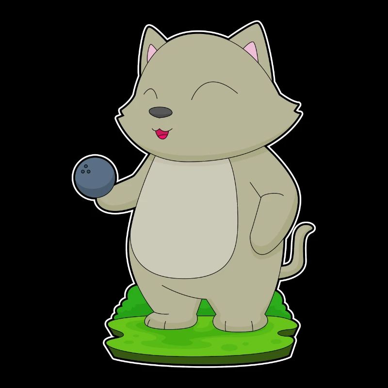Cat Bowling Boule de bowling