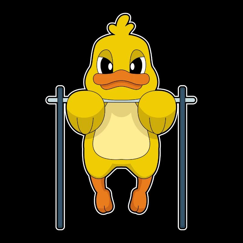Duck Bodybuilder Pull-ups Bodybuilding