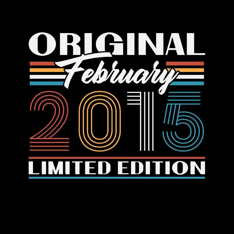 February 2015 Vintage Birthday 2015 Gift