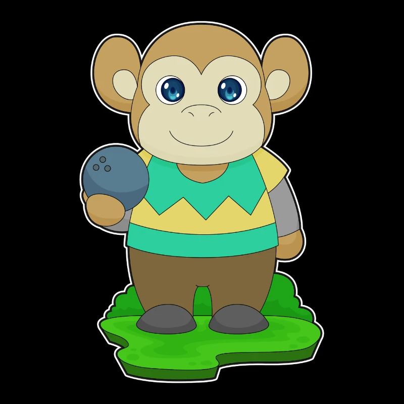Monkey Bowling Boule de bowling