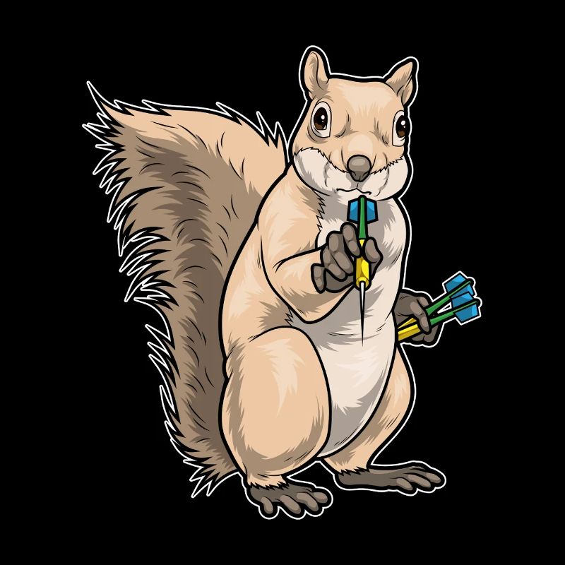 Eichhörnchen Dart Dartpfeil