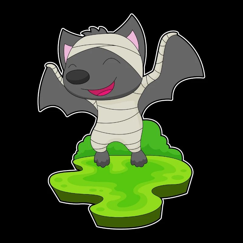Fledermaus Halloween Mumie