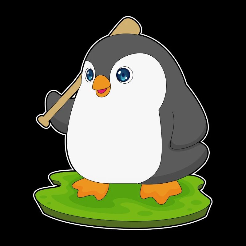 Pinguin Baseball Baseballschläger