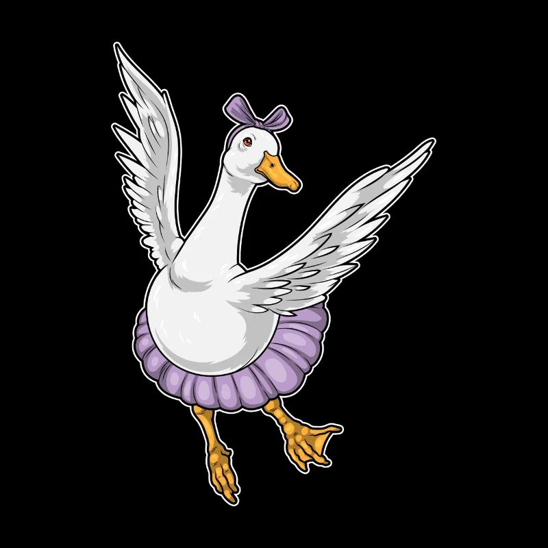 Canard Ballerine Ballet Danse