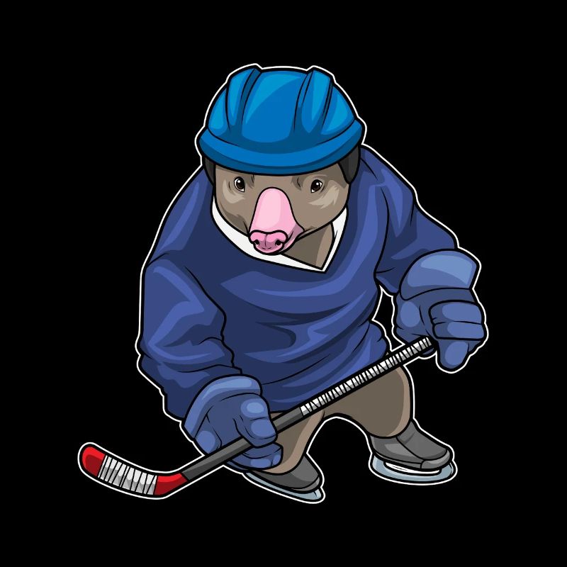 Maulwurf Eishockey Eishockeyschläger