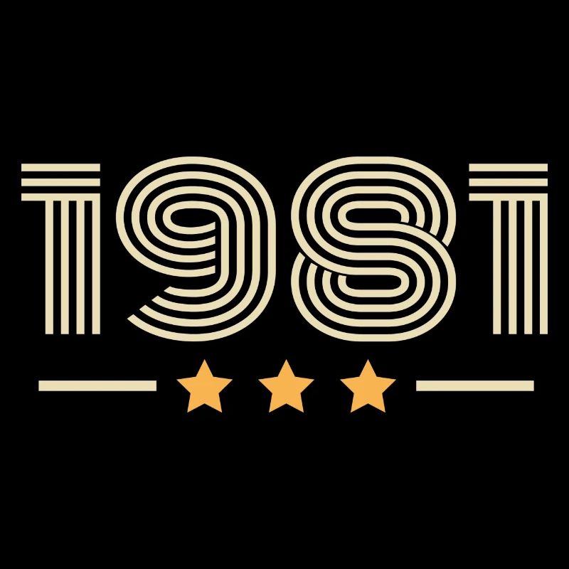 Legendär seit 1981 Geburtstagsgeschenk 1981