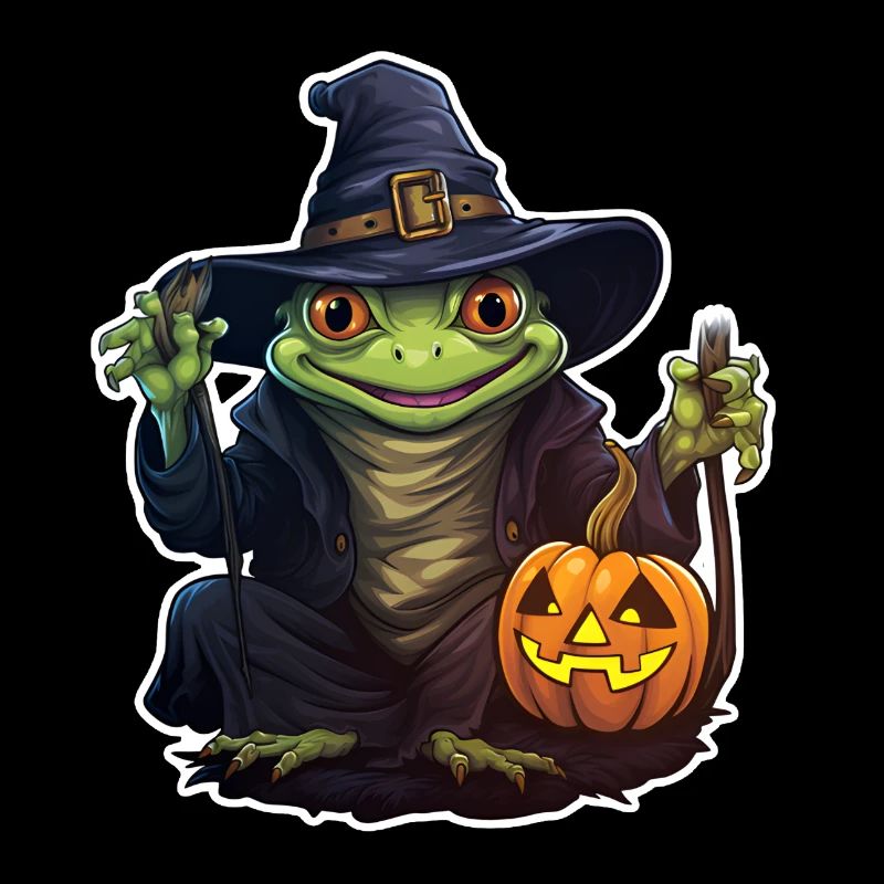 Grenouille d’Halloween
