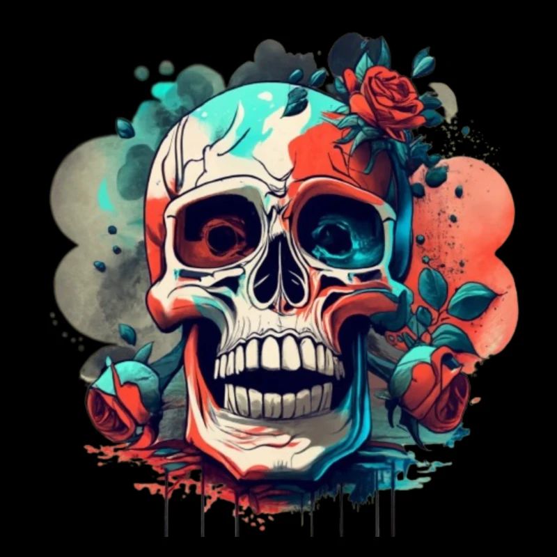 Skull in Gothic Design Vector Design HD