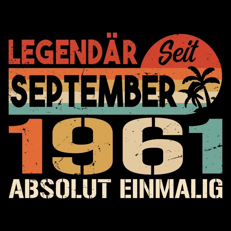 1961 September Vintage Geburtstagsgeschenk 1961
