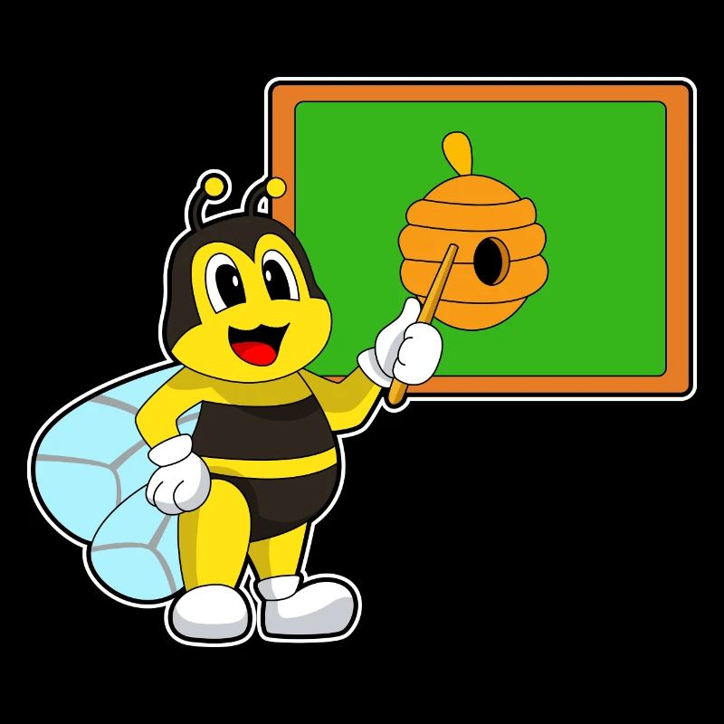 Biene Lehrer Pointer Bienennest