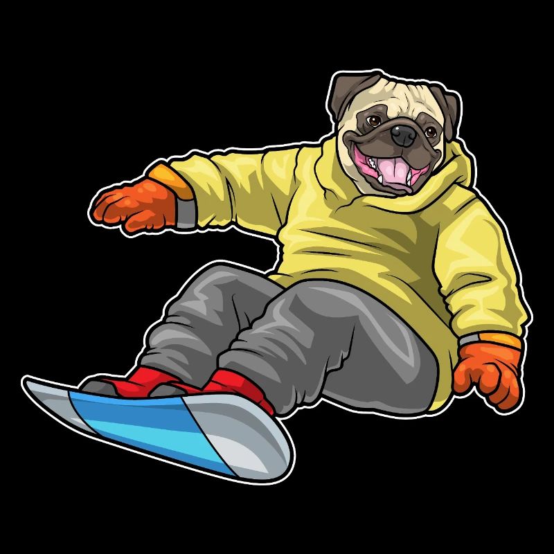 Mops Snowboarder Snowboard