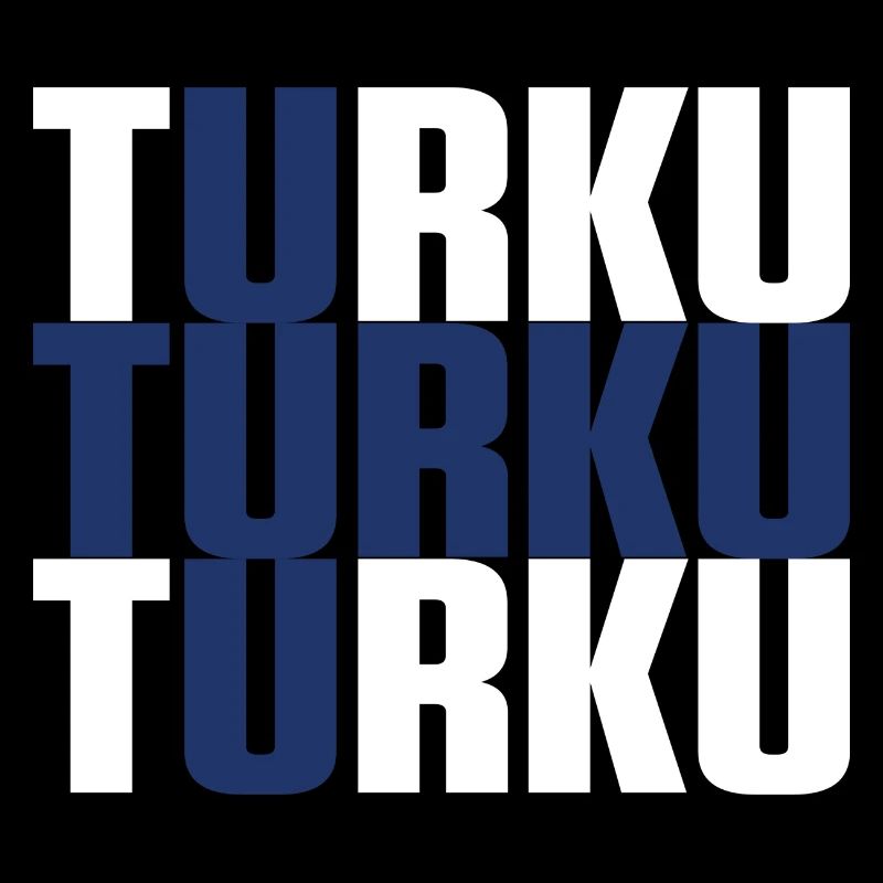 Turku Finlande Drapeau