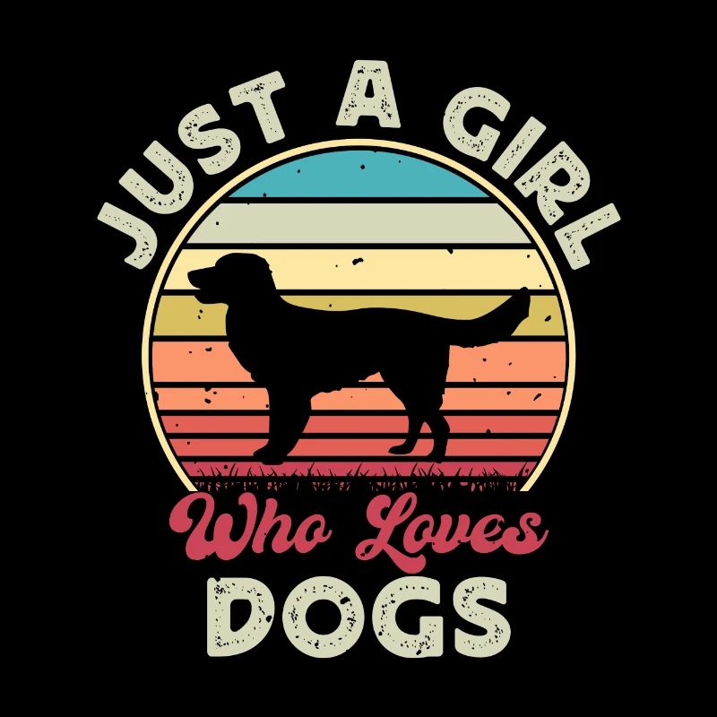 German Longhaired Pointer Dog Silhouette Retro