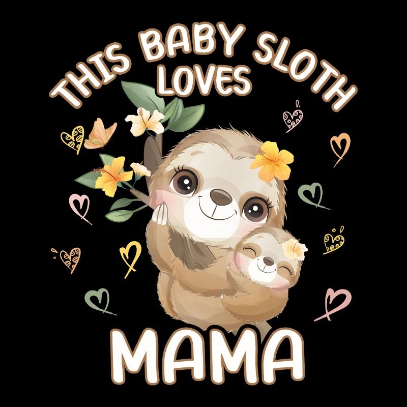Dieses Babyfaultier liebt Mama am Muttertag