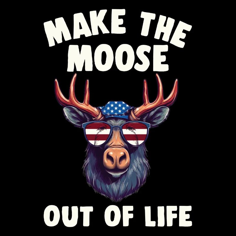 Aus Dem Leben Einen Elch Machen Cooler Elch