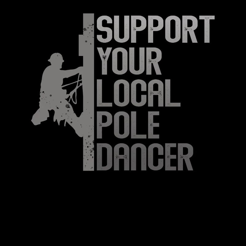 American Lineman Powerline Worker Design