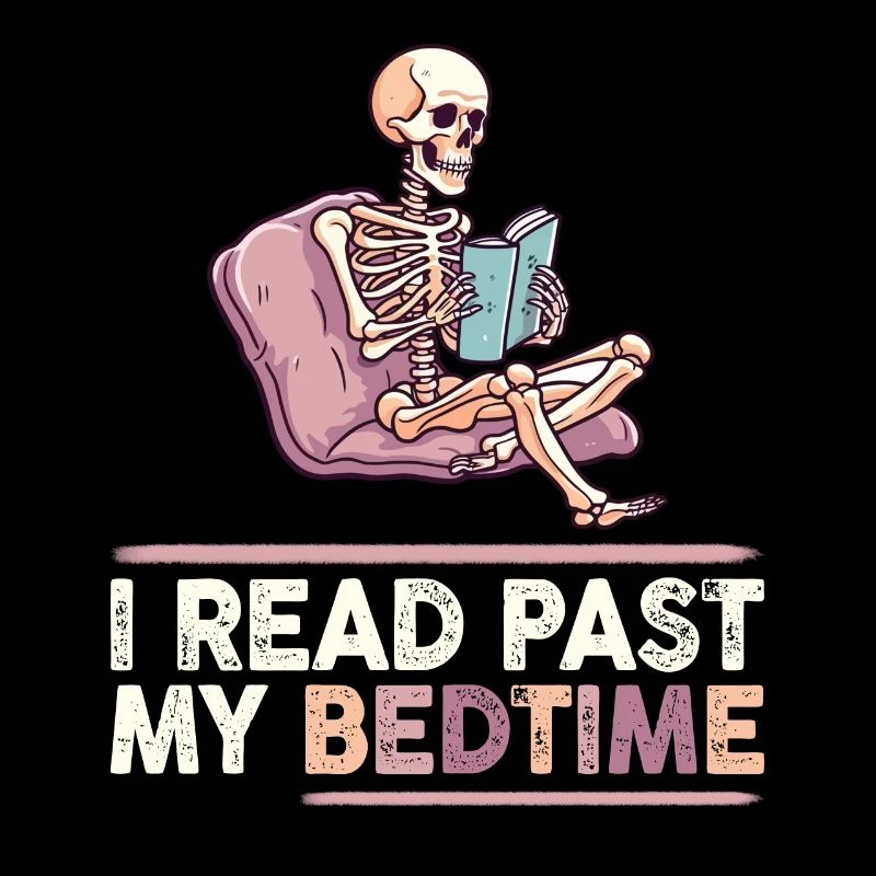 Je lis skeleton après le coucher