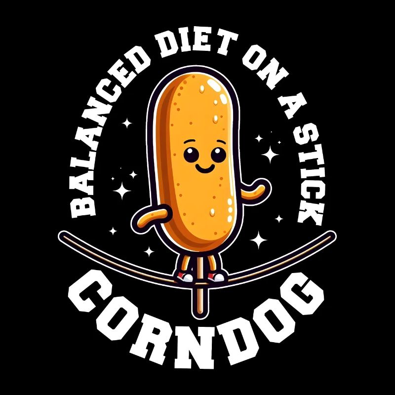 BALANCED DIET ON A STICK - CORNDOG