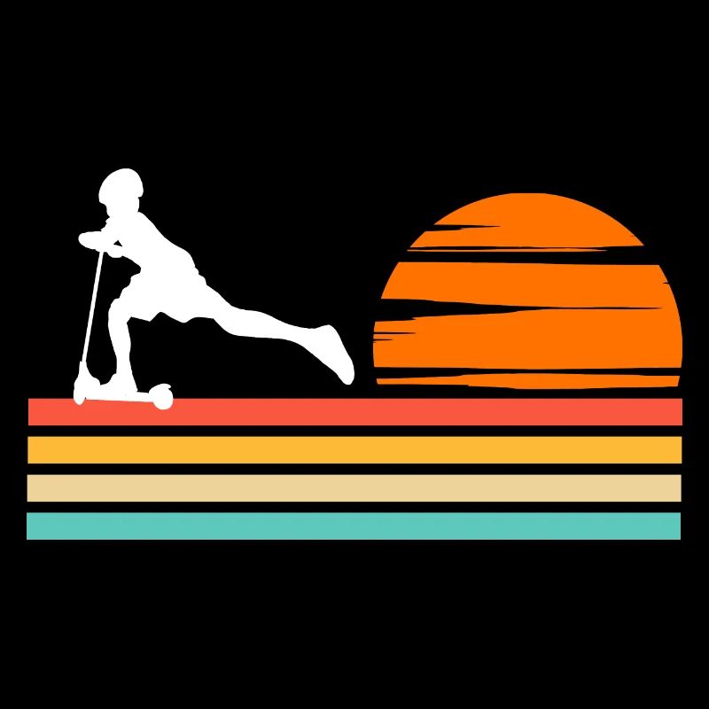 Scootering Coucher de soleil