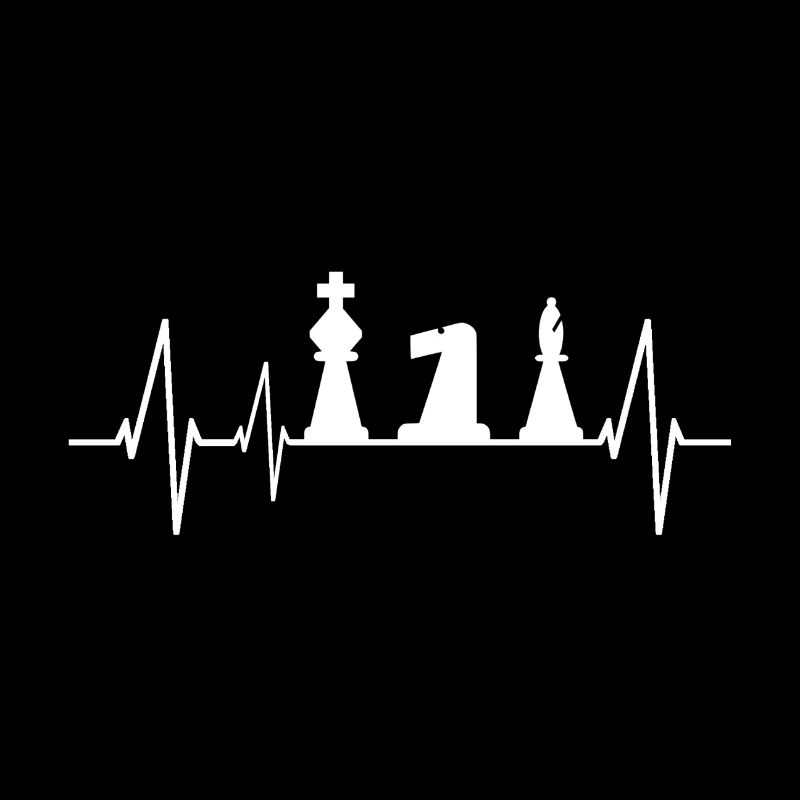 Chess heartbeat chess player