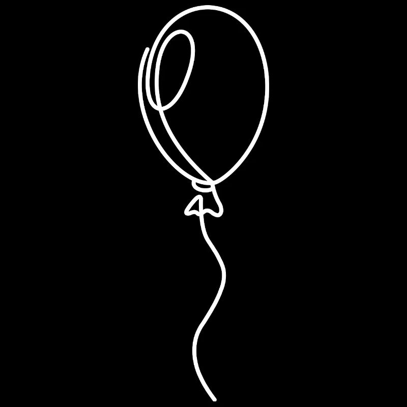 Balloon Sketch with String – Motif
