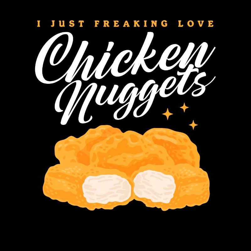 Pépites de poulet Restauration rapide | Cadeau Chicken Nuggets