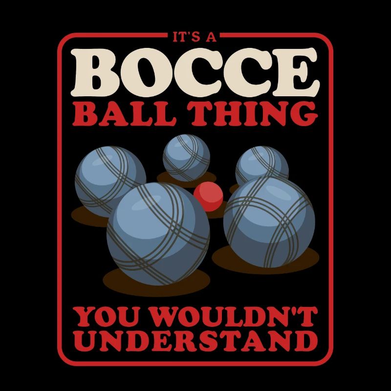 Boccia Boccia player Bocce Boules gift