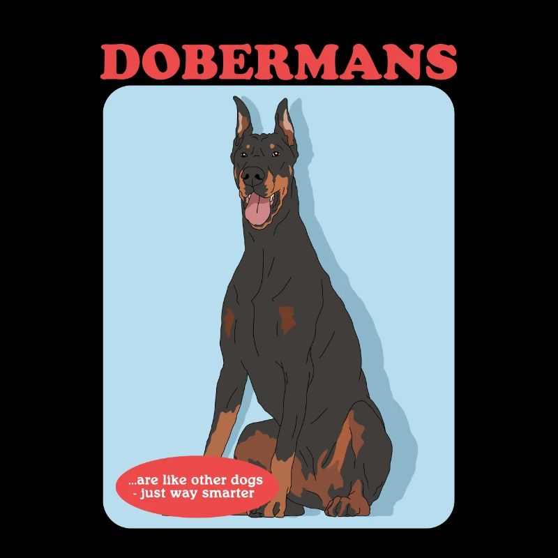 Dobermann Hund Hundebesitzer Geschenk