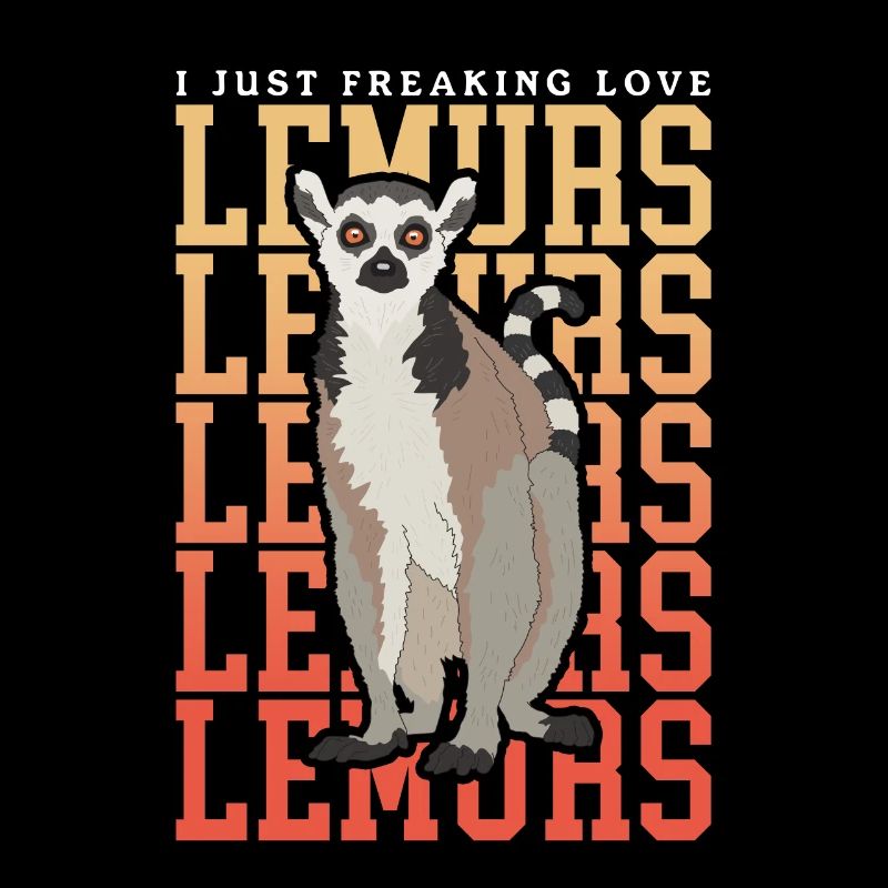 Lemur Ringed Tail Lemur Gift