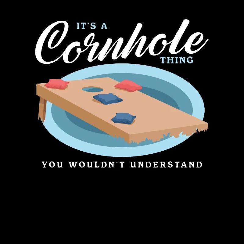 Cornhole Player Blind Hole Bean Bag Cadeau