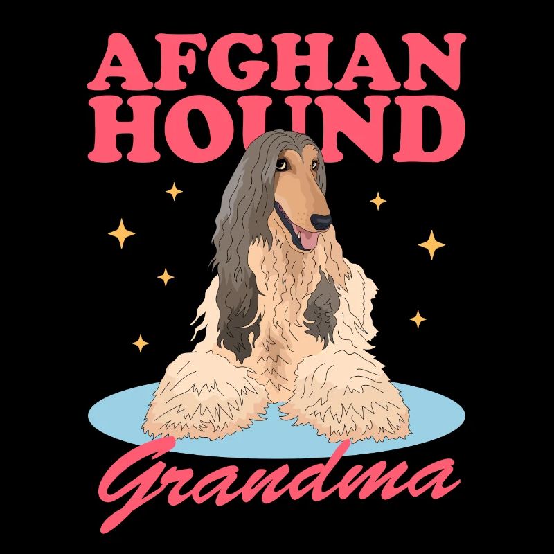Afghanischer Windhund Oma Hundehalter Geschenk