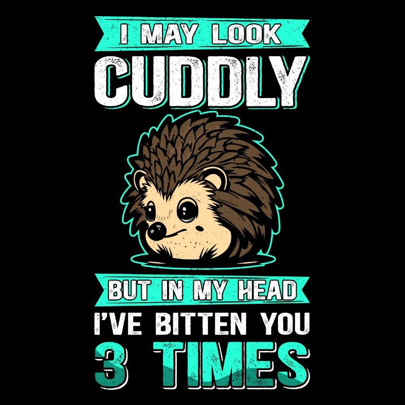 Hérisson, amant de hérisson, cadeau hérisson drôle