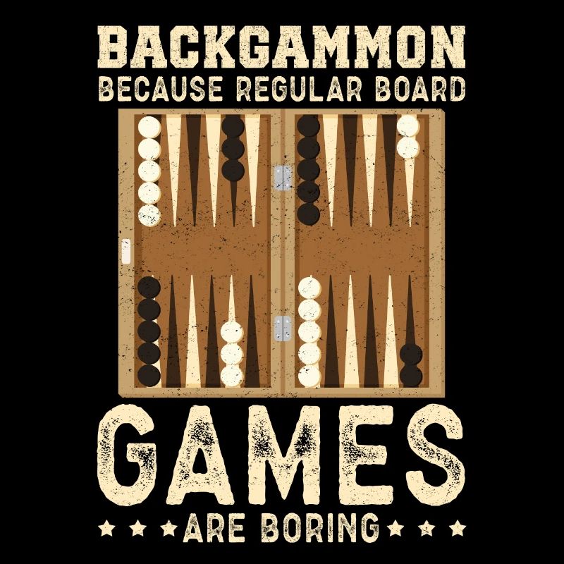 Backgammon Spieler Backgammon Brettspiel Geschenk