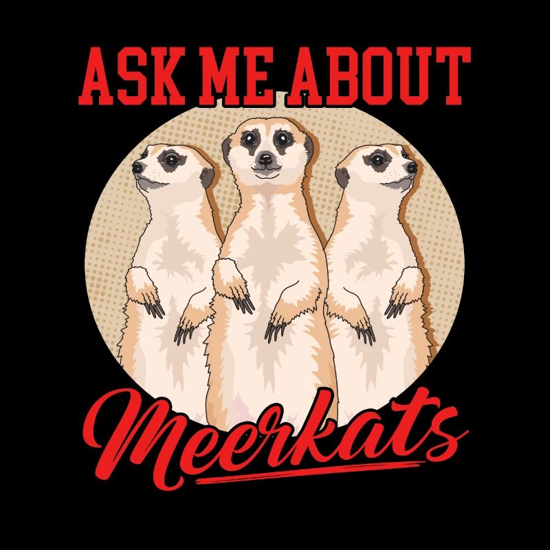Erdmännchen Lustiges Meerkat Erdmännchen Geschenk