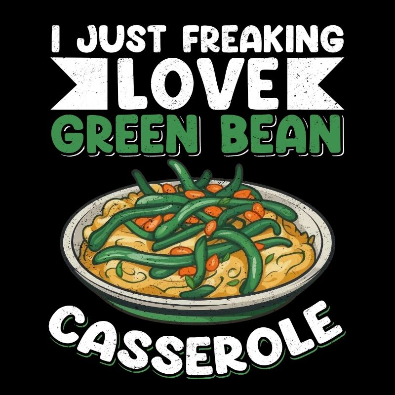 Cadeau de casserole de haricots verts