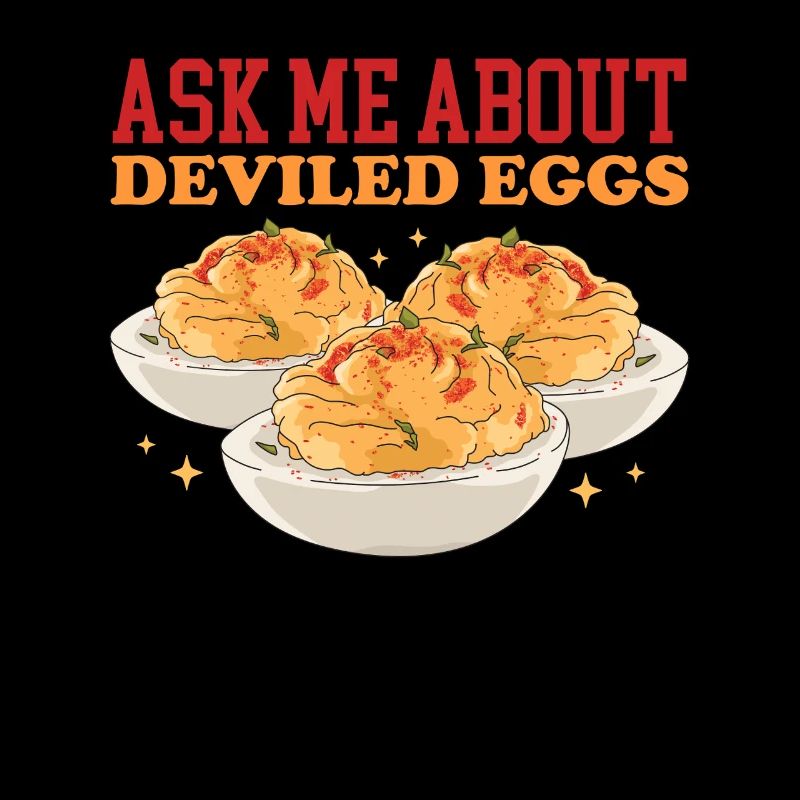 Gefüllte Eier Deviled Eggs Geschenk