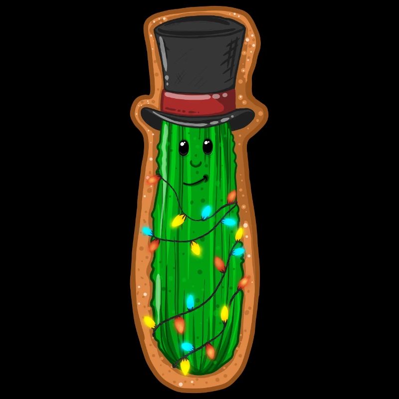 Concombre de Noël avec haut-de-forme