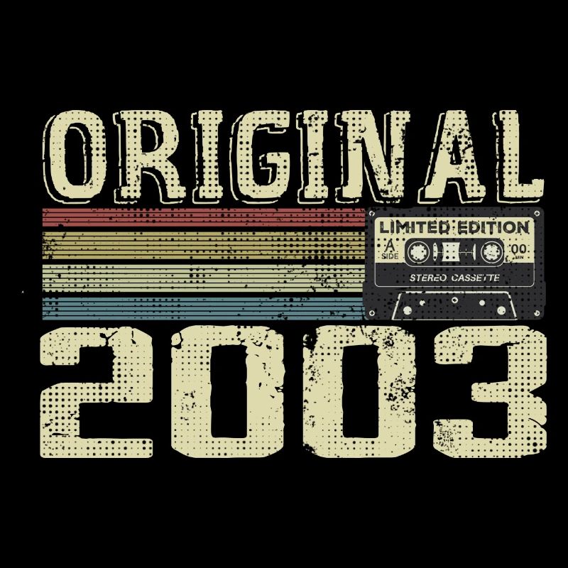 2003 Geburtstagsfeiern - Retro Geschenk 2003