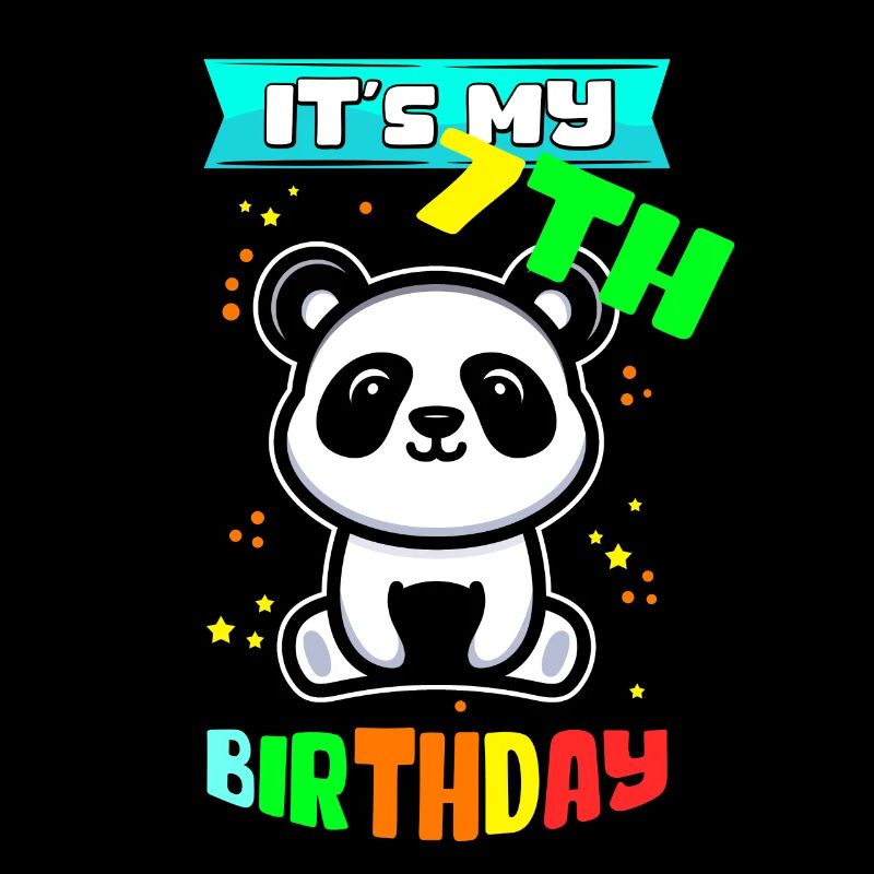 7. Geburtstag 7 Jahre alt Geschenkidee Geschenk