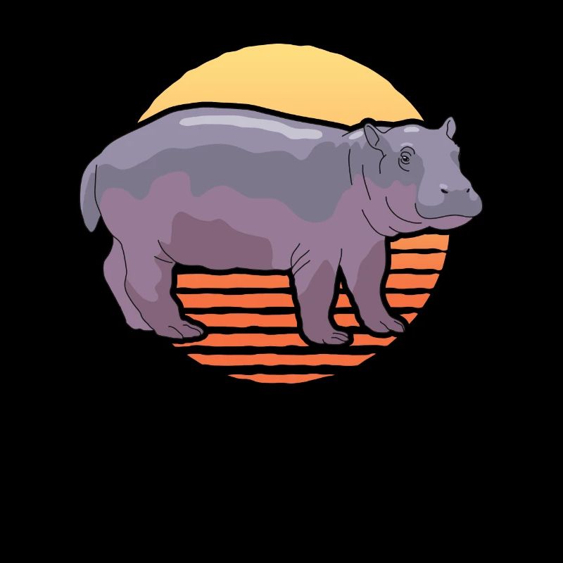 Nilpferd Baby Nilpferde Flusspferd Geschenk