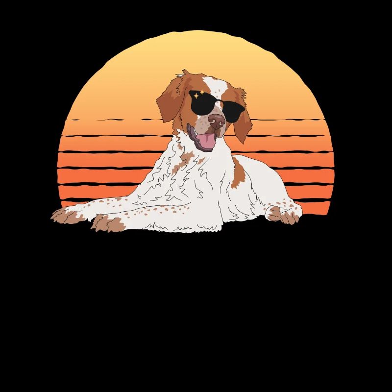 Brittany Epagneul Breton Pointing Dog Gift
