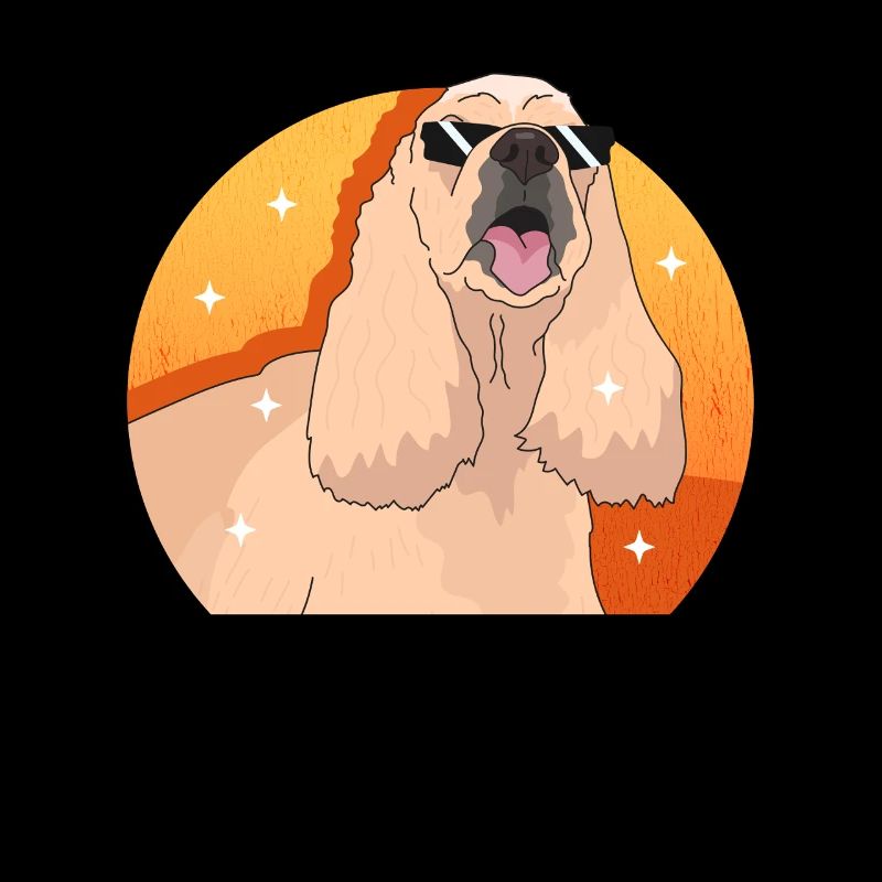 Amerikanischer Cocker Spaniel Hund Geschenk