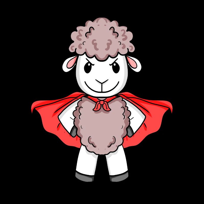 Schaf Superheld
